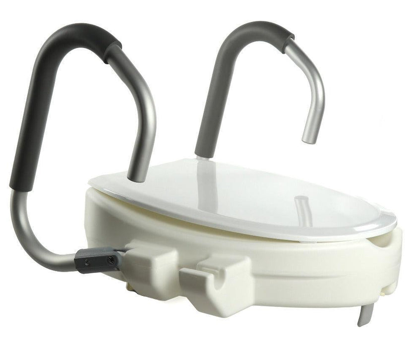 Rehausseur WC 12 cm avec Accoudoirs Rabattables