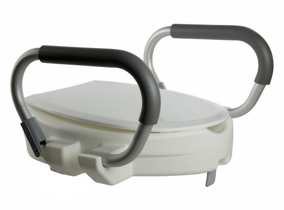 Rehausseur WC 12 cm avec Accoudoirs Rabattables