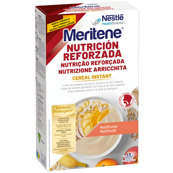 Meritene Céréales avec Protéines pour 13 portions | Multifruits