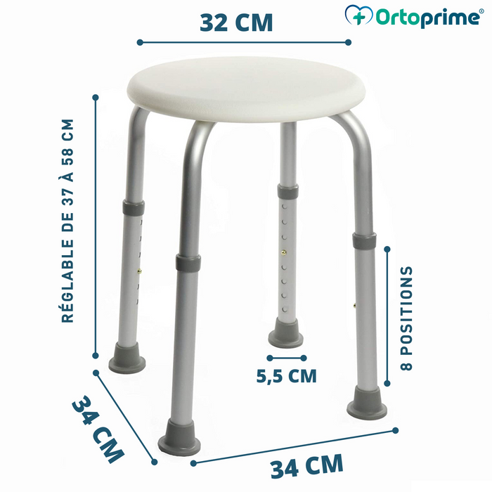Tabouret de Bain Rond