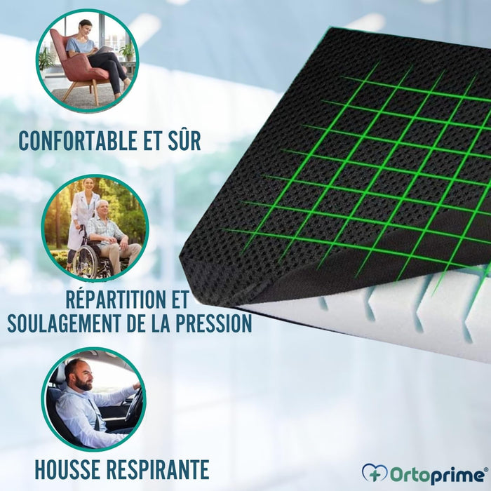 Coussin anti-escarres Anatomique 3D Confort