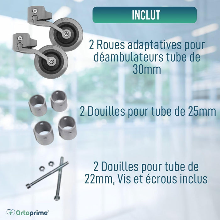 Lot de Roues Pivotantes | Deux Unités