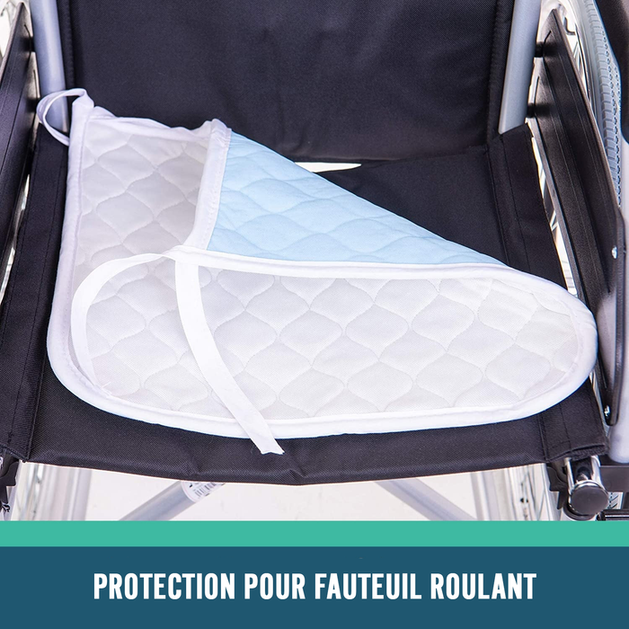 Protège-matelas pour Fauteuil Roulant | Super Absorbant 3,8 litres