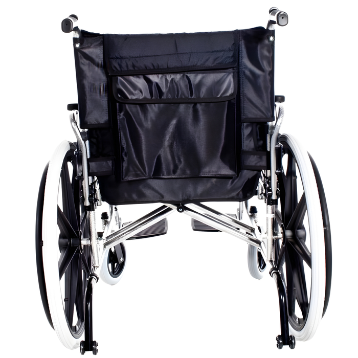 Fauteuil Roulant Pliante en Acier | Largeur Spéciale XXL