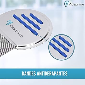 Peigne à Poux avec des Dents en Acier Inoxydable pour les Poux et les Lentes