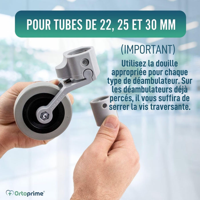 Lot de Roues Pivotantes | Deux Unités
