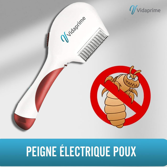 Peigne Électrique Anti-Poux et Lentes Professionnel