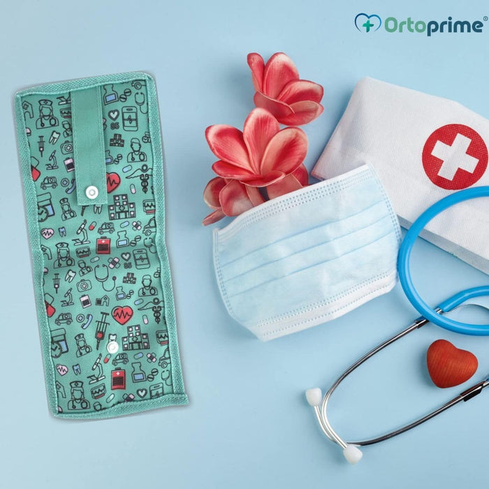 Pochette de Poche Infirmière avec Compartiments Multiples et Bouton
