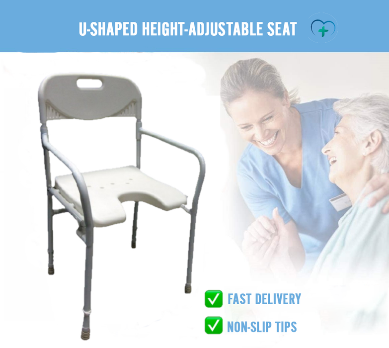 Chaise de Douche Pliante en Forme de U