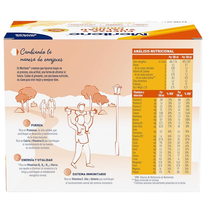Meritene Pack 6 Bouteilles Complément Alimentaire | 2 Saveurs