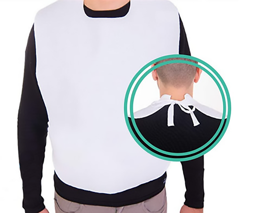 Bavoir Imperméable en Éponge pour Adulte