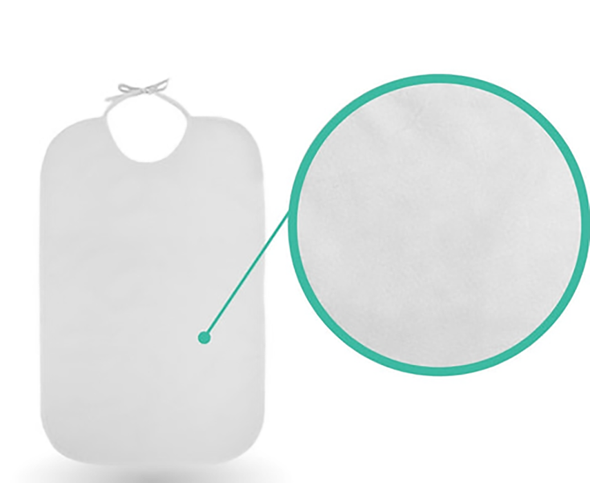 Bavoir Imperméable en Éponge pour Adulte