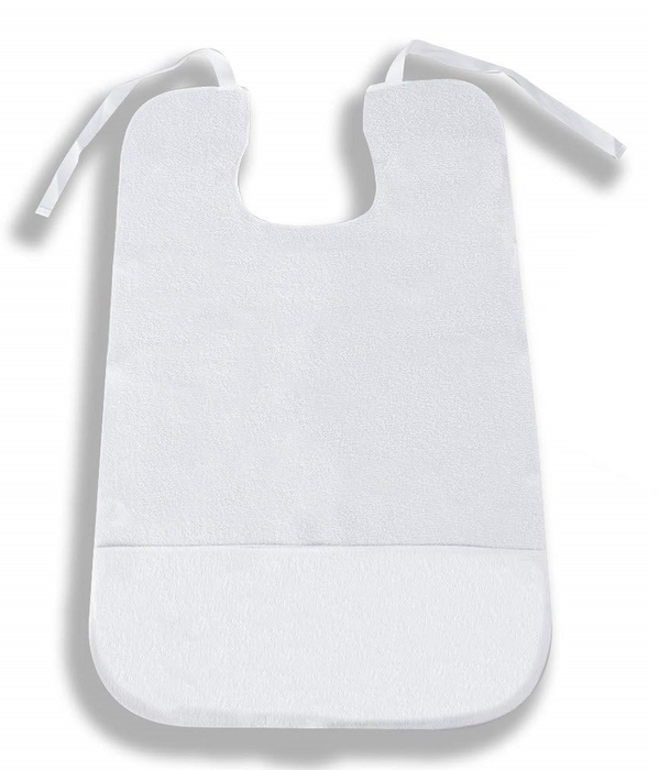 Bavoir Imperméable en Éponge pour Adulte