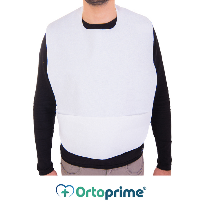 Bavoir Imperméable en Éponge pour Adulte