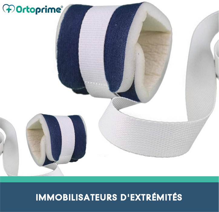 Attelle pour Immobilisation des Extrémités pour Lit et Fauteuil Roulant | Lot de 2 unités