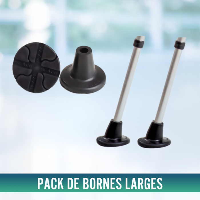 Béquilles Réglables Avec Embouts Larges
