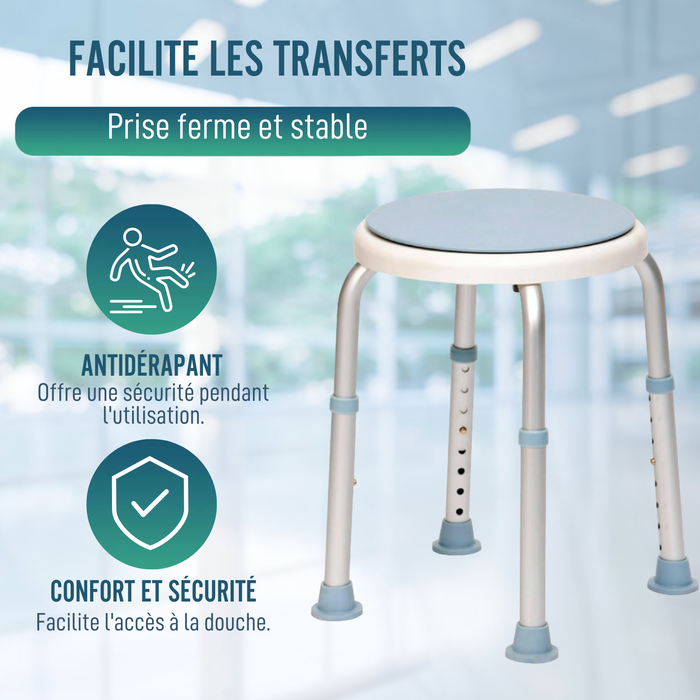 Tabouret de Bain Pivotant