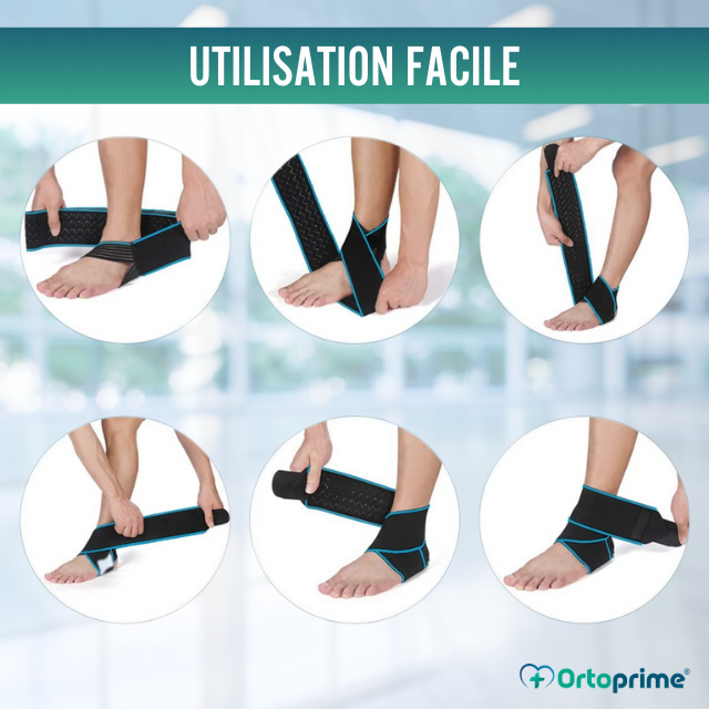 Chevillère Sportive Ajustable | Stabilisateur Entorse Tendinite
