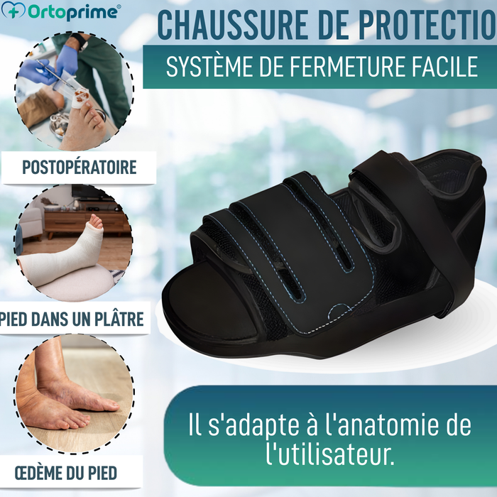 Chaussure de Récupération post-opératoire | Fermeture Velcro