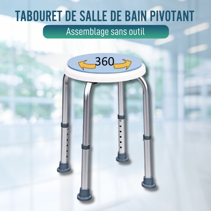 Tabouret de Bain Pivotant