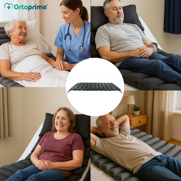 Matelas Anti-escarres 90x190x10cm | 12 Cellules Anti-escarres
