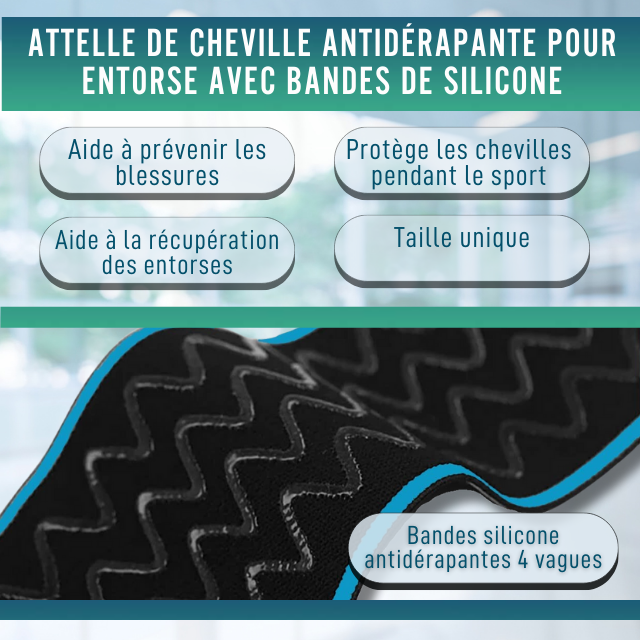 Chevillère Sportive Ajustable | Stabilisateur Entorse Tendinite