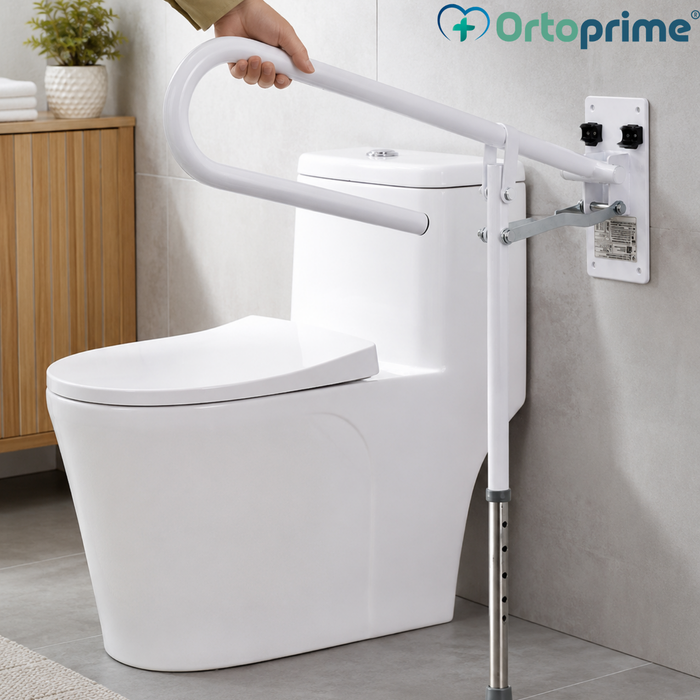 Barre de Soutien Abattable avec Pied | Salle de Bain Adaptée