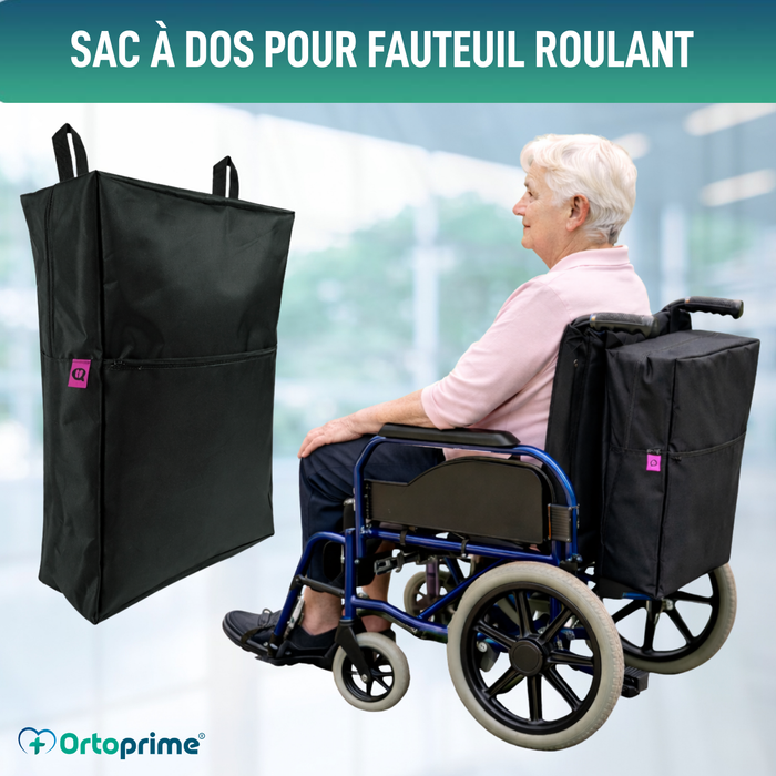 Sac à dos pour Fauteuil Roulant | 8 Compartiments