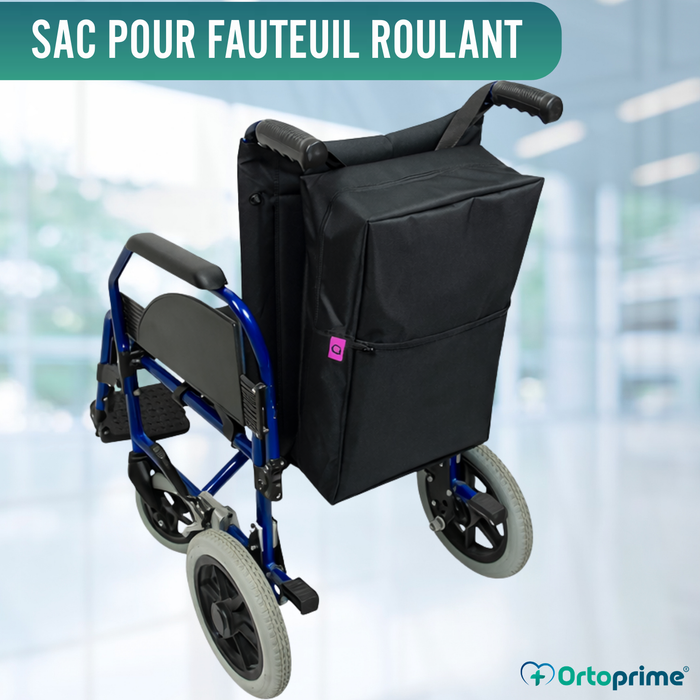 Sac à dos pour Fauteuil Roulant | 8 Compartiments