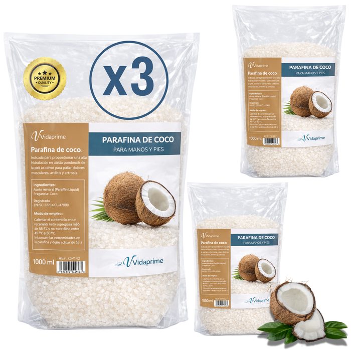 Pack de Paraffine Antioxydante 3000 ml | Noix de Coco