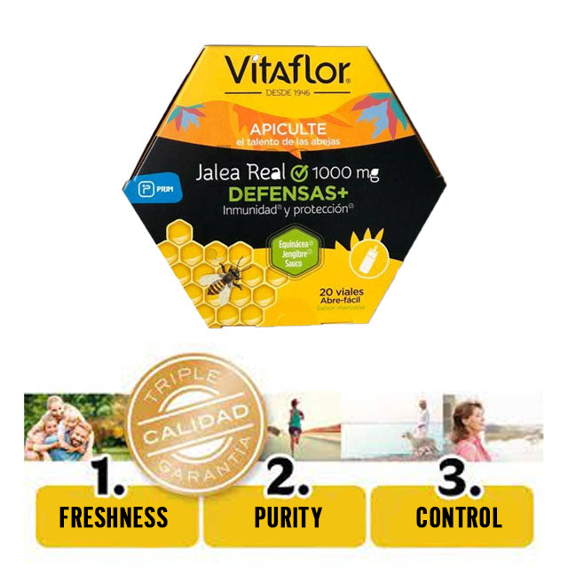 Vitaflor Défenses Gelée Royale | Protège le système immunitaire