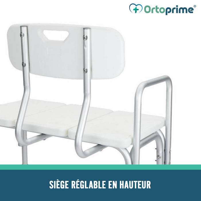 Siège de Baignoire Orthopédique pour Transfert | Banc de Douche Siège Universel