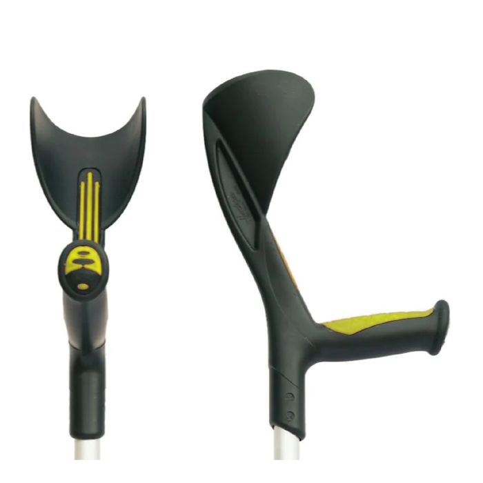 Canne Anglaise Réglable Anatomique Vert Pistache | Pack de 2 Unités