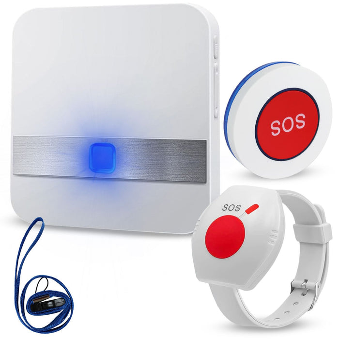 Alarme Avertisseur pour Personnes Âgées | Bouton d'Urgence SOS