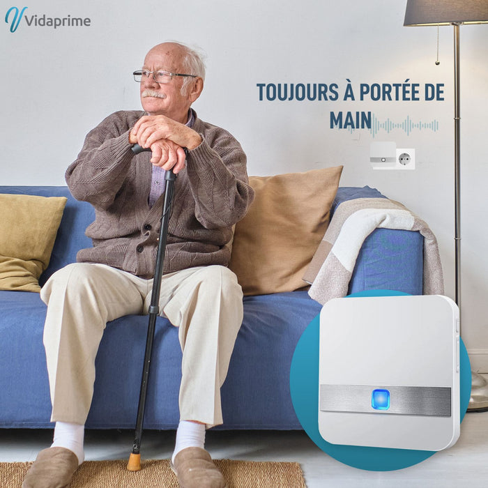 Alarme Avertisseur pour Personnes Âgées | Bouton d'Urgence SOS