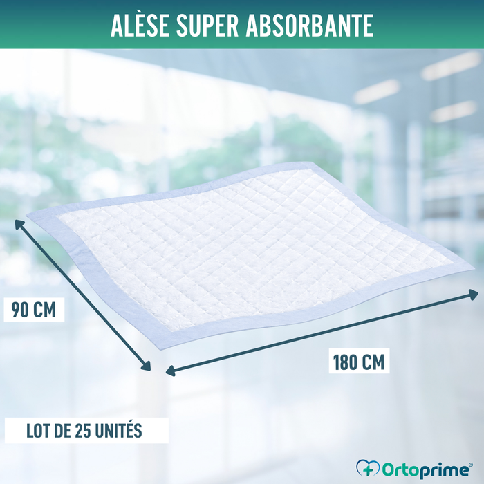 Protège-matelas Jetable super Absorbant avec Voile | 90x180