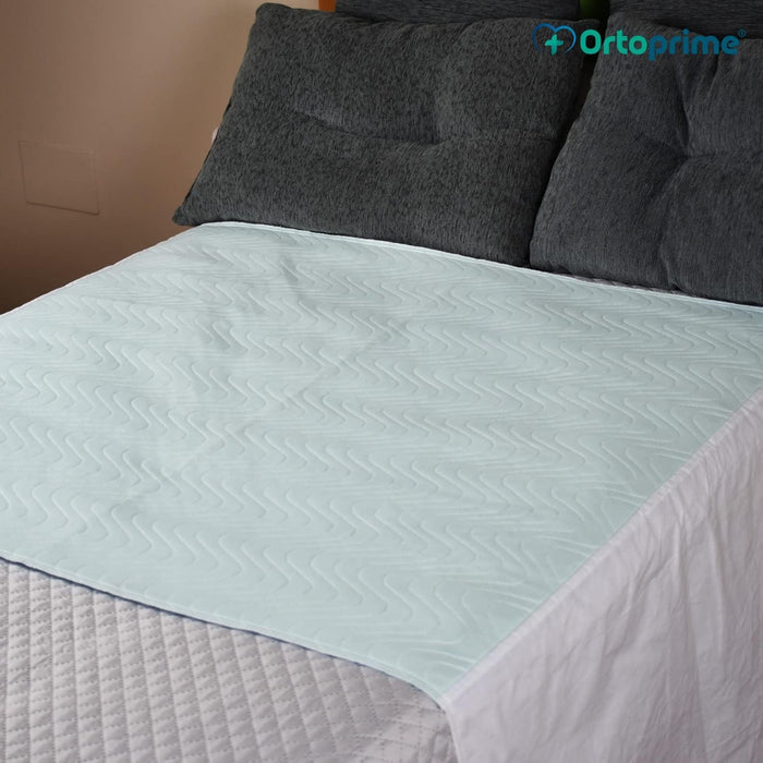 PACK 2 Protège-matelas Absorbants Écologiques Lavables Lit 90cm 3,15 Litres/m2