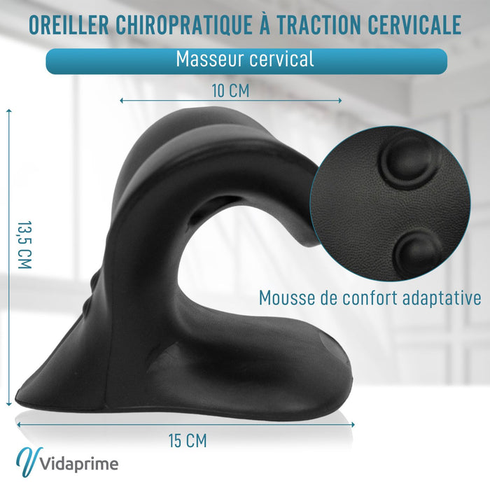 Oreiller Chiropratique de Traction Cervicale | Coussin Correcteur de Posture
