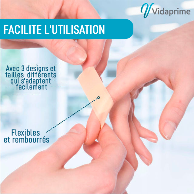 Pansements Adhésifs Imperméables en 3 tailles | 50 unités