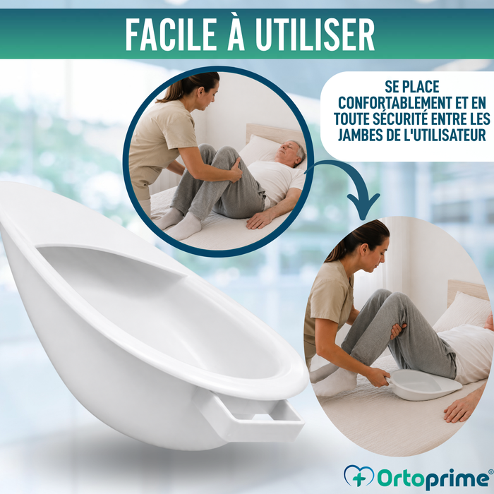 Bassin de Lit Adultes 2,5 L | Urinal Unisexe pour Lit