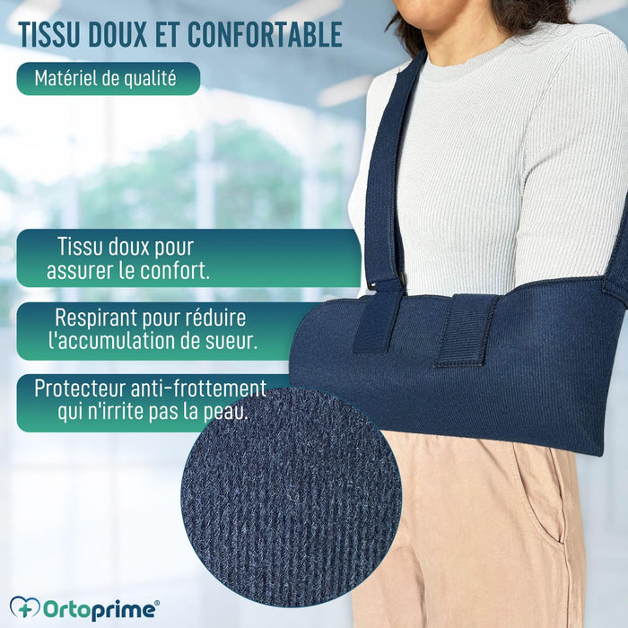 Écharpe pour Bras Bilatérale avec Sangle Réglable | Taille unique