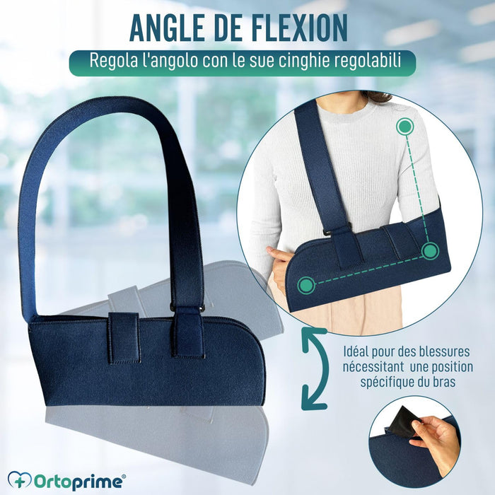 Écharpe pour Bras Bilatérale avec Sangle Réglable | Taille unique