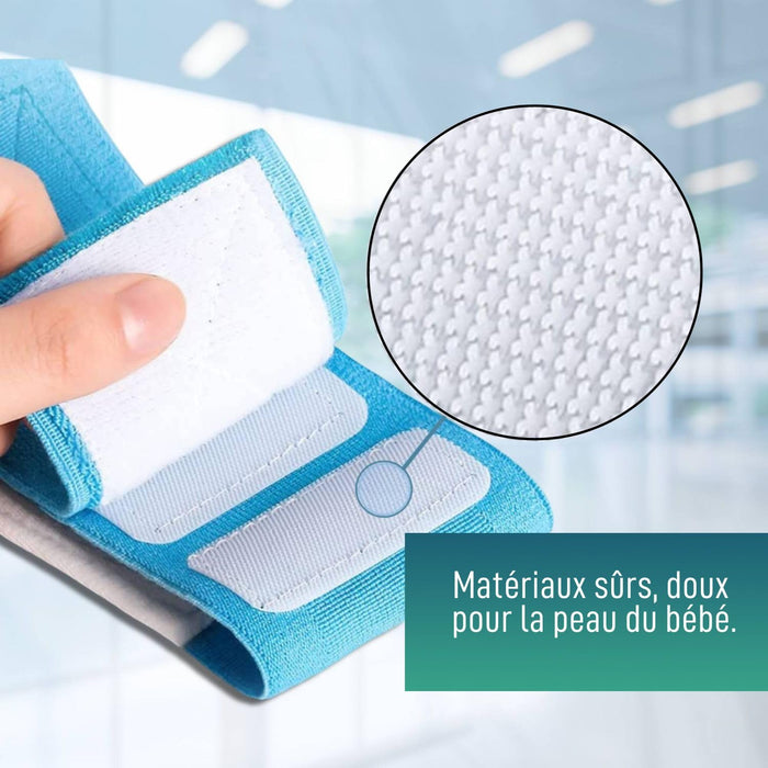 Ceinture Hernie Ombilicale pour Bébés avec 3 Coussinets