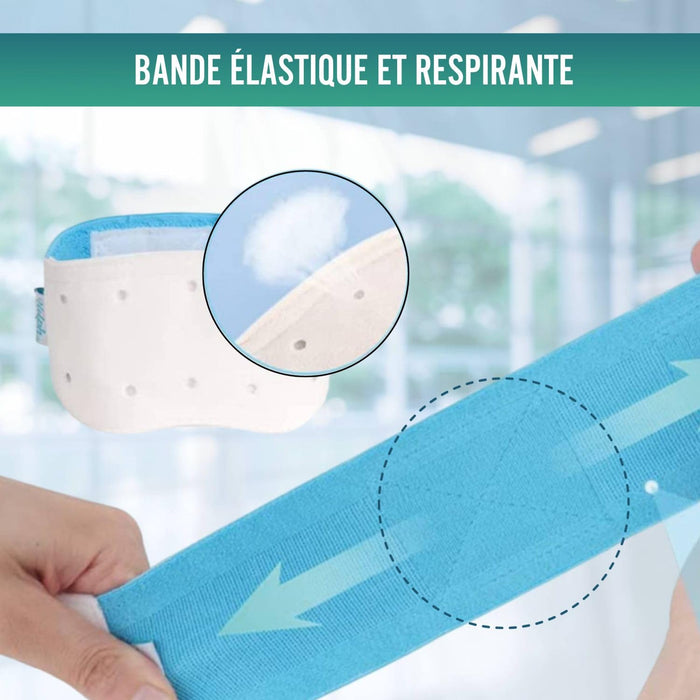 Ceinture Hernie Ombilicale pour Bébés avec 3 Coussinets