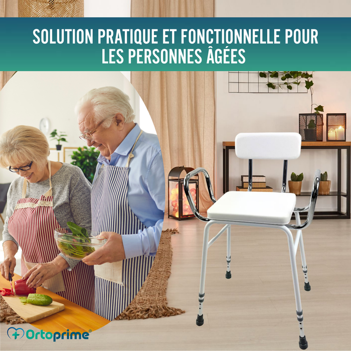 Tabouret Haut Cuisine et Maison | Chaise de Soutien Réglable