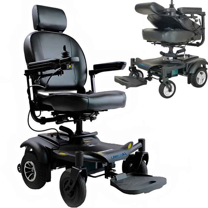 Chaise Roulante Électrique Démontable avec Joystick Digital