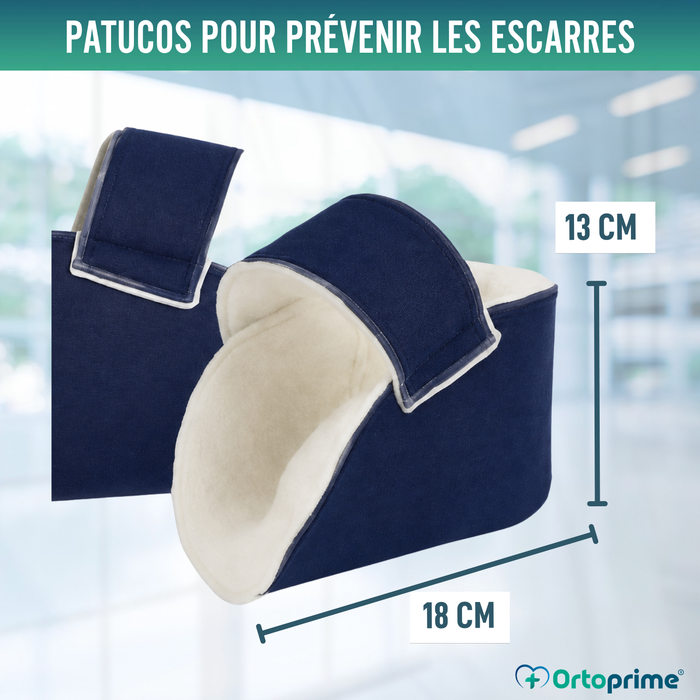 Chaussons Antiescarres Doux, Paire Gauche et Droite
