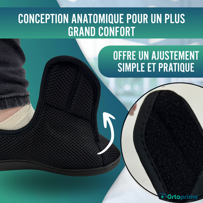 Chaussons Orthopédiques Femme et Homme Pieds Enflés Respirant
