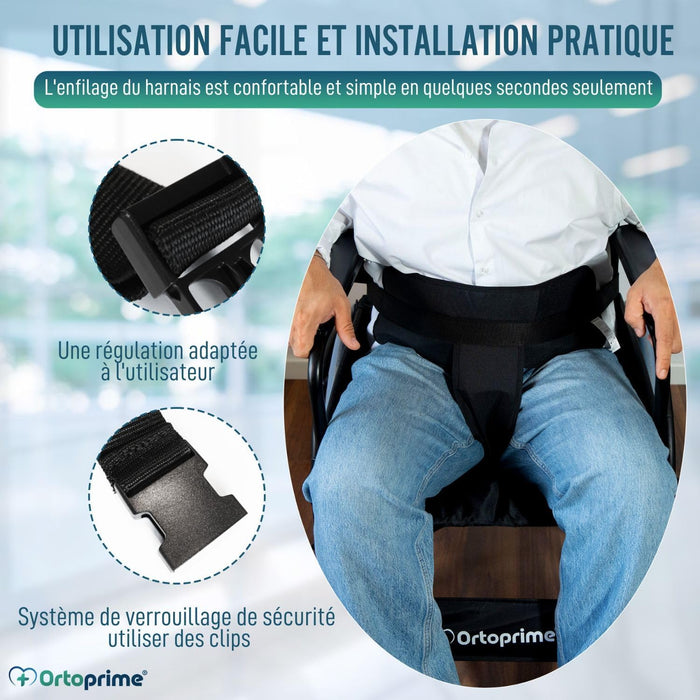 Ceinture de Chaise Roulante Pelvienne Anti-chute