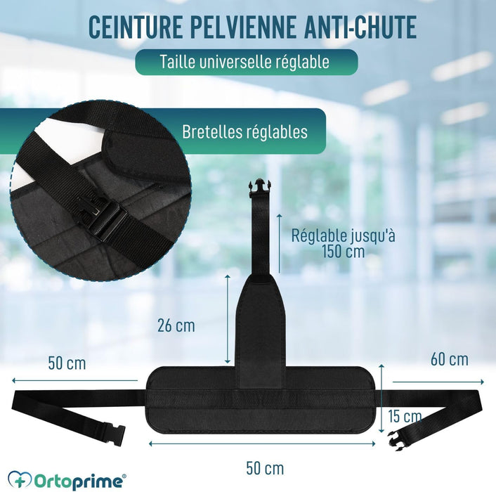 Ceinture de Chaise Roulante Pelvienne Anti-chute